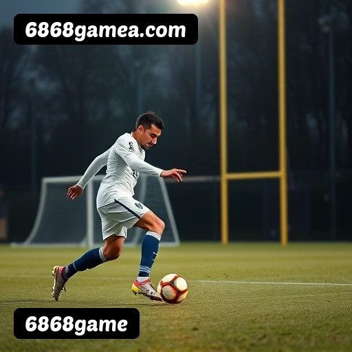 App 6868game para iOS e Android — interface mobile, login biométrico e PIX integrado